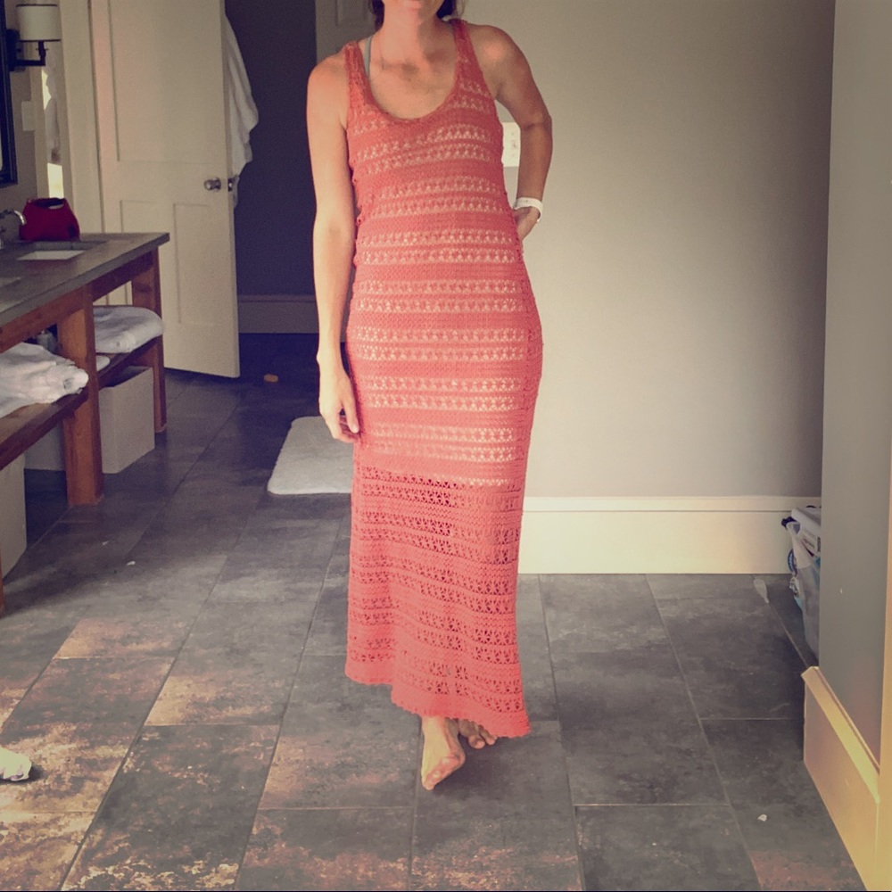 Coral Anthro dress